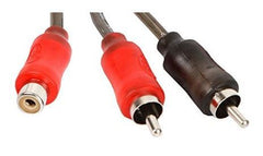 Stinger SI12YM 1000 Series 2-Channel Audiophile Grade RCA Stereo Y-Adapter Cable