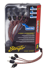 Stinger SI4417 17 ft. of 4-Channel 4000 Series RCA Interconnect Cables