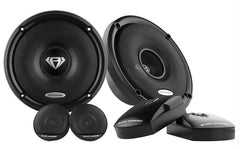 2 Pair of DIA-652C Black Diamond 6.5" Component System Speaker 2 Way 4-Ohm 120 W
