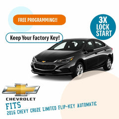 Remote Start System for 2016 Chevy Cruze Limited Flip-key Automatic