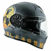 TORC T-14 Nuke T14B17NK22 T-14 Nuke Small Full Face Helmet W/ Bluetooth New