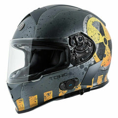 TORC T-14 Nuke T14B17NK22 T-14 Nuke Small Full Face Helmet W/ Bluetooth New