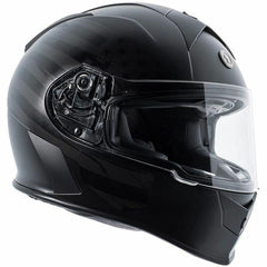 TORC T14 Mako Flag Full Face Helmet (FLAT BLACK Medium) BRAND NEW T1415FG23