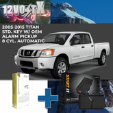 Remote Start System for 2005-2015 fits Nissan Titan Std. Key w/OEM Alarm Pickup 8