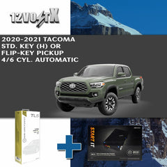 Remote Start System for 2021 Toyota Tacoma Std. Key (H) or Flip-key Pickup 4/6 C