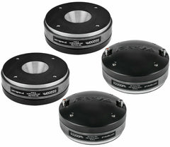 4 X PRV Audio D2200Ph 2" Phenolic Horn Compression Driver 4-Bolt