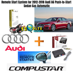 Remote Start System for 2012-2018 Audi A6 Push-to-Start Sedan Gas Automatic