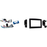 PAC C2R-CHY4 Radio Replacement Interface for Chrysler,Blue,8.75in. x 9.00in. x 2.00in. & Metra 95-6528B Double Din Dash Kit for 2006-2010 Dodge Ram (Black)