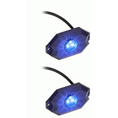 METRA - Blue Rock Lights - 2-Pack (DL-ROCKB)