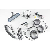 Brandmotion TRNS-2110 Transparent Trailer Rear Vision System with Camera and Ultra Wide Display Mirror, Black