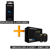 Compustar CS905-AS Remote Start and Car Security Combo 1-Way 1500-FT Range + Idatalink Blade-AL Integration Transponder