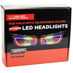 Metra Electronics - Polaris RZR Extreme LED Headlight - BT Controlled (MPS-RZ1RGB) Powersports Products