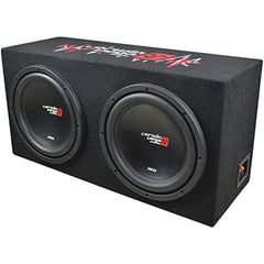 Cerwin Vega XED 3000W MAX Basskit Dual 12" Loaded Sealed 3/4" MDF w/1000W MAX amp