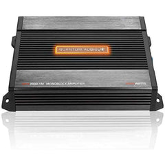 Quantum Audio QPX2000.1M 2000W Max Class-D MonoBlock Car Subwoofer Amplifier Amp w/Remote Bass Control