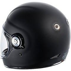 TORC T1 Unisex-Adult Retro Full-face-Helmet-Style Motorcycle (Matte Black, X-SMALL)