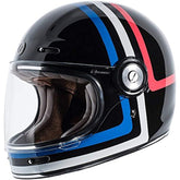 TORC T1 Unisex-Adult Retro Full-face-Helmet-Style Motorcycle (Americana Tron Gloss Black, X-Large)