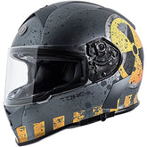 TORC T1417NK:22 Men's Full Face Helmet (Flat Grey Nuke, Small)