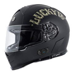TORC T14B15BH22 T-14 Bullhead Small Full Face Helmet W Bluetooth T14B14BH:22