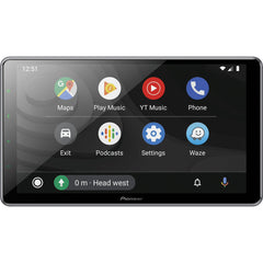 Pioneer DMH-WT86NEX 10.1" Multimedia Receiver Compatible with Apple CarPlay & Android Auto with Backup Camera, & SXV300v1 SiriusXM Satellite Tuner