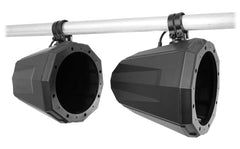 (2) SSV WORKS 8" Speaker Swivel Cage Pods w/1.75" Clamps For Polaris RZR/ATV/UTV