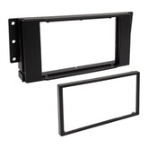 Metra 95-9404B - Double DIN Matte Black Stereo Dash Kit for Select Land Rovers, Black
