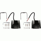 METRA - Blackout 3" - 4 Led Cube Light Flood (2Pk) (DL-CL6F)