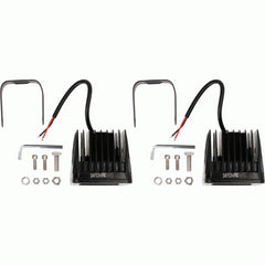 METRA - Blackout 3" - 4 Led Cube Light Flood (2Pk) (DL-CL6F)