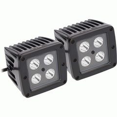 METRA - Blackout 3" - 4 Led Cube Light Spot (2Pk) (DL-CL6S)
