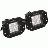 METRA - Flush Mount 3.6" - 4 Led Cube Light Flood (2Pk) (DL-FMCL5)