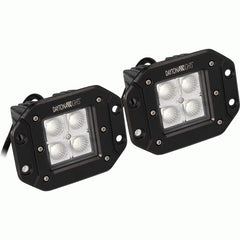 METRA - Flush Mount 3.6" - 4 Led Cube Light Flood (2Pk) (DL-FMCL5)