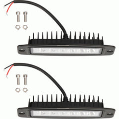 METRA - Flush Mount Driving Light 6 Led Spot (2Pk) (DL-FMDL1)