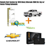 Remote Start System for 2015 Chevy Silverado 1500 Std. Key w/ Onstar Pickup Auto