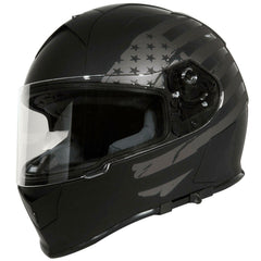 TORC T14 Mako Flag Full Face Helmet (FLAT BLACK Large) BRAND NEW T1415FG24