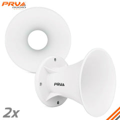 2x PRV Audio PRV-WGP14-50PR White 2” Exit Horn Waveguide