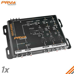 PRV EX3.5 STEREO 3 Way Electronic Crossover 2/4 In 6 RCA Output 9V RMS Car Audio