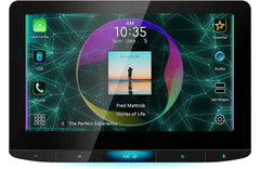 JVC KW-Z1000W 10.1 HD Screen Wireless Apple Carplay and Android Auto Receiver + Satellite Receiver SXV300V1 + iBeam Backup camera + Axxess Steering Wheel Control Adapter