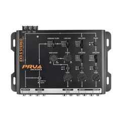 PRV EX3.5 STEREO 3 Way Electronic Crossover 2/4 In 6 RCA Output 9V RMS Car Audio