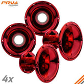 4x PRV Audio WGP14-50 Red CR 2" Exit Waveguide 2 inch Driver 4 Bolt Horn