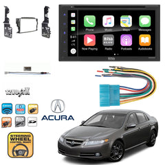 6.75" Multimeda Cd/Dvd Receiver CarPlay, Android Auto, For 2007-2008 Acura TL