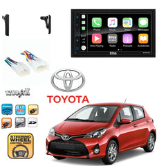 Touchscreen Bluetooth ,Apple CarPlay, Android Auto For Toyota Yaris 2012-2017