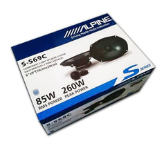 Two Pair Of Alpine S-S69C S-Series 6"x9" component speaker system