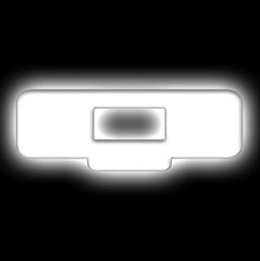 Oracle Lighting 3140-Q-001 - Universal Illuminated LED Letter Badges - White LED - Individual - Matte White Q