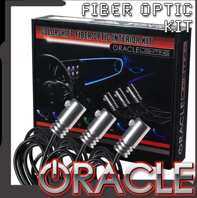 Oracle Lighting 4233-333-2 - ColorSHIFT Fiber Optic LED Interior Kit - 2 Piece