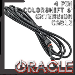 Oracle Lighting 5814-504 - 4 Pin 6 ColorSHIFT Rock Light Extension Cable -