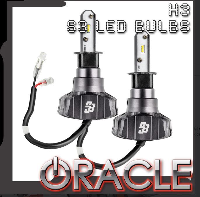 Oracle Lighting S5248-001 - H3 - S3 LED Light Bulb Conversion Kit (High Beam) -