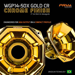 PRV Audio WGP14-50X GOLD CR Compact Profile Waveguide