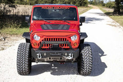 Rough Country 10527 Hood Louver with RC Logo Jeep Wrangler JK/Wrangler Unlimited (2007-2018)