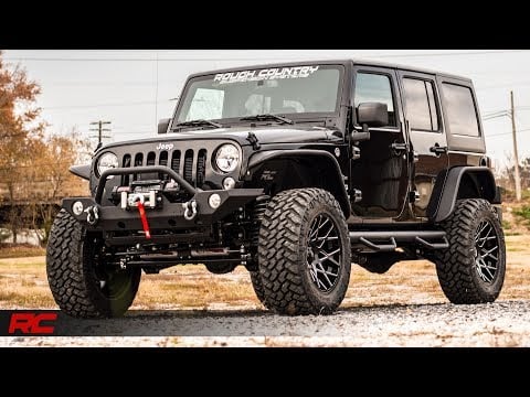 Rough Country 10533 Flat Fender Flare Steel | Jeep Wrangler JK (2007-2018)