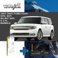 Car Remote Start System for 2013-2019 Ford Flex Std. Key 80-bit SUV 6 Cyl. Automatic