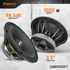 PRV Audio 12MB1500FT 12" Midbass Loudspeaker